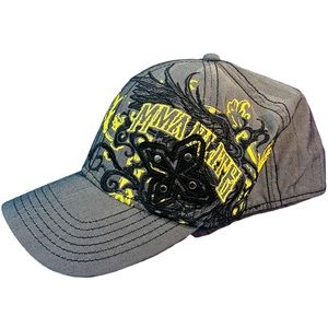 MMA Elite Baseball Cap Gray One Size Fits Most